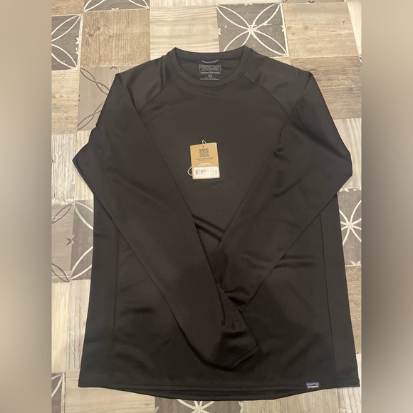 Patagonia, Men’s Base Layer, Men’s Size Medium USA, 100% Polyester, NWT, Black - Picture 1 of 5